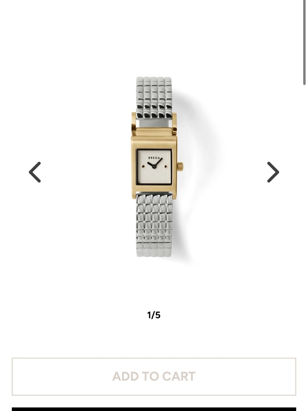Revel Bracelet Watch by Breda - Gold Tone